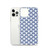 Navy and White Shell Pattern Case for iPhone®