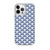 Navy and White Shell Pattern Case for iPhone®