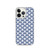 Navy and White Shell Pattern Case for iPhone®