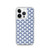 Navy and White Shell Pattern Case for iPhone®