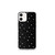 White and Black Star Pattern Case for iPhone®