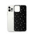 White and Black Star Pattern Case for iPhone®