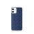 Navy and White Star Pattern Case for iPhone®