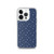 Navy and White Star Pattern Case for iPhone®