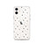 Black Star Pattern Transparent Case for iPhone®