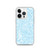 Blue and White Paisley Pattern Case for iPhone®