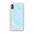 Blue and White Paisley Pattern Case for iPhone®