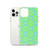 Green and Blue Sun Pattern Case for iPhone®