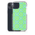 Green and Blue Sun Pattern Case for iPhone®