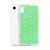 Green and Blue Sun Pattern Case for iPhone®