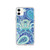 Green and Blue Paisley Pattern Case for iPhone®
