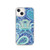 Green and Blue Paisley Pattern Case for iPhone®