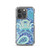 Green and Blue Paisley Pattern Case for iPhone®