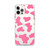 Hot Pink Cow Print Pattern Case for iPhone®