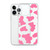 Hot Pink Cow Print Pattern Case for iPhone®