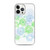 Green and Blue Floral Drawing Case for iPhone®