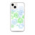 Green and Blue Floral Drawing Case for iPhone®