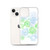 Green and Blue Floral Drawing Case for iPhone®