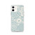 Cream and Blue Floral Case for iPhone®