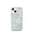 Cream and Blue Floral Case for iPhone®