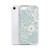 Cream and Blue Floral Case for iPhone®