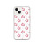 Pretty Pink Hibiscus Flower Pattern Case for iPhone®