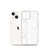 White Roses Transparent Case for iPhone®