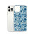 Floral Pattern on Teal Case for iPhone®