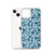 Floral Pattern on Teal Case for iPhone®