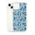 Floral Pattern on Teal Case for iPhone®