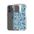 Floral Pattern on Teal Case for iPhone®