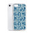 Floral Pattern on Teal Case for iPhone®