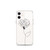 Rose Line Art Clear Case for iPhone®