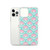 Pink and Aqua Floral Pattern Case for iPhone®