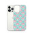 Pink and Aqua Floral Pattern Case for iPhone®