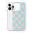 Pink and Aqua Floral Pattern Case for iPhone®