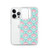 Pink and Aqua Floral Pattern Case for iPhone®