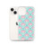 Pink and Aqua Floral Pattern Case for iPhone®