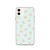 Pale Pink and Blue Rose Pattern Case for iPhone®