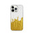 Gold and White Paint Case for iPhone®