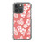 Hibiscus Floral Pattern on Coral Case for iPhone®