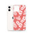 Hibiscus Floral Pattern on Coral Case for iPhone®