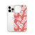 Hibiscus Floral Pattern on Coral Case for iPhone®