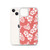 Hibiscus Floral Pattern on Coral Case for iPhone®