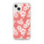 Hibiscus Floral Pattern on Coral Case for iPhone®