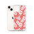 Hibiscus Floral Pattern on Coral Case for iPhone®