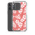 Hibiscus Floral Pattern on Coral Case for iPhone®