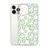 Sage Green Smiling Faces Case for iPhone®