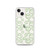 Green Smiling Face Pattern Clear Case for iPhone®