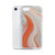 Orange Marble Swirl Case for iPhone®